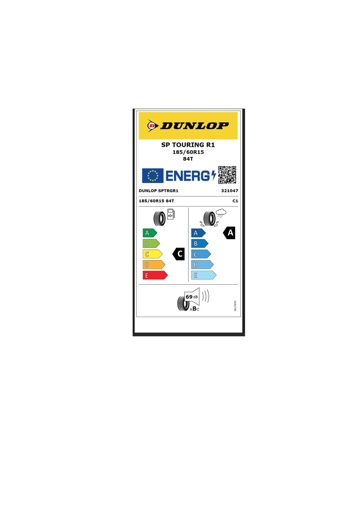 Dunlop 185/60 R15 84T Sp Sport Touring Oto Yaz Lastiği (Üretim Yılı:2025)